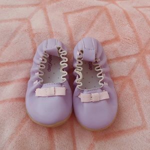 Baby Gap purple shoes sz 3